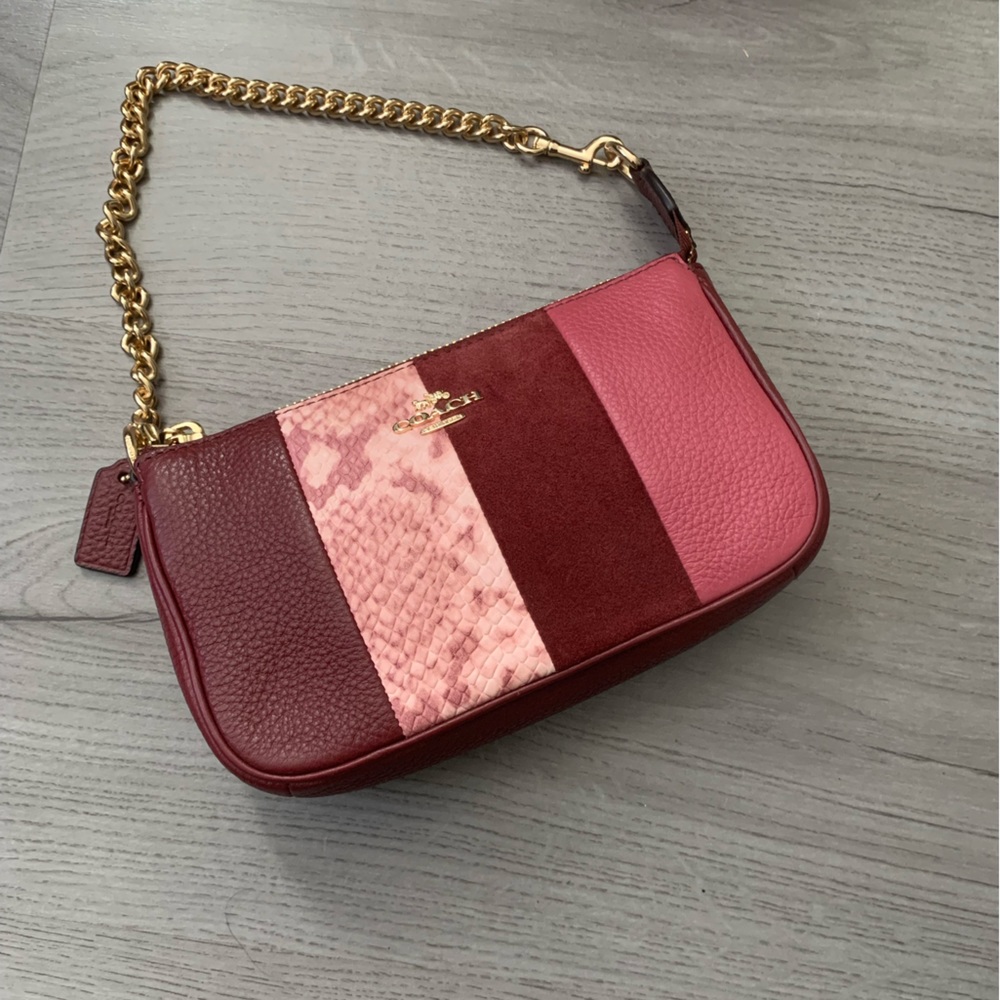 Rare Coach nolita 19 multi textured